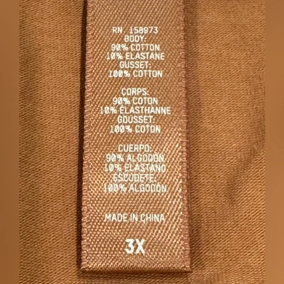 NWT Skims - Fits Everybody T- string Thong - Camel, 3X - Picture 10 of 11